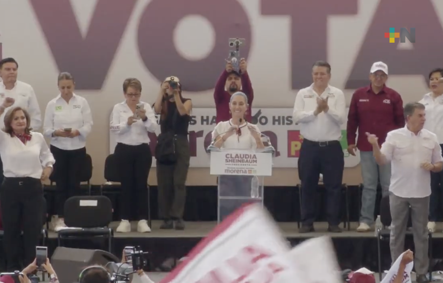 En Guanajuato, Claudia Sheinbaum se compromete a continuar la política humanista